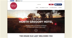 Desktop Screenshot of northgregoryhotel.com